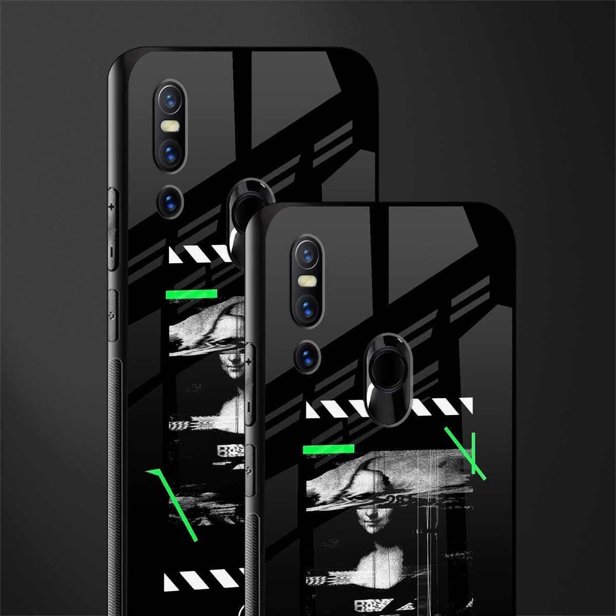 mona lisa art glass case for vivo v15 image-2