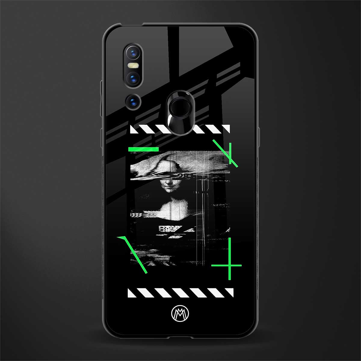 mona lisa art glass case for vivo v15 image
