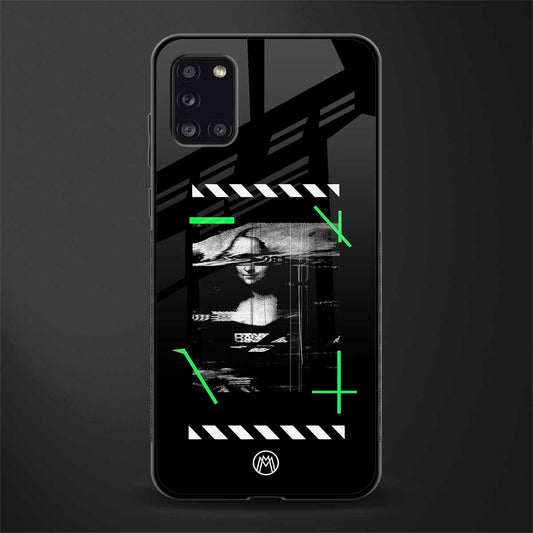 mona lisa art glass case for samsung galaxy a31 image
