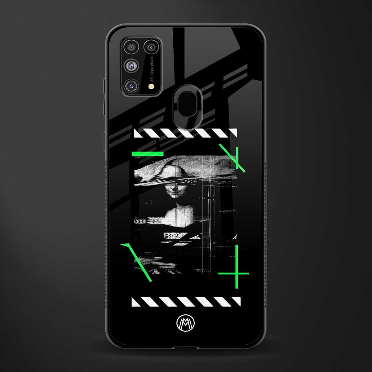 mona lisa art glass case for samsung galaxy m31 prime edition image