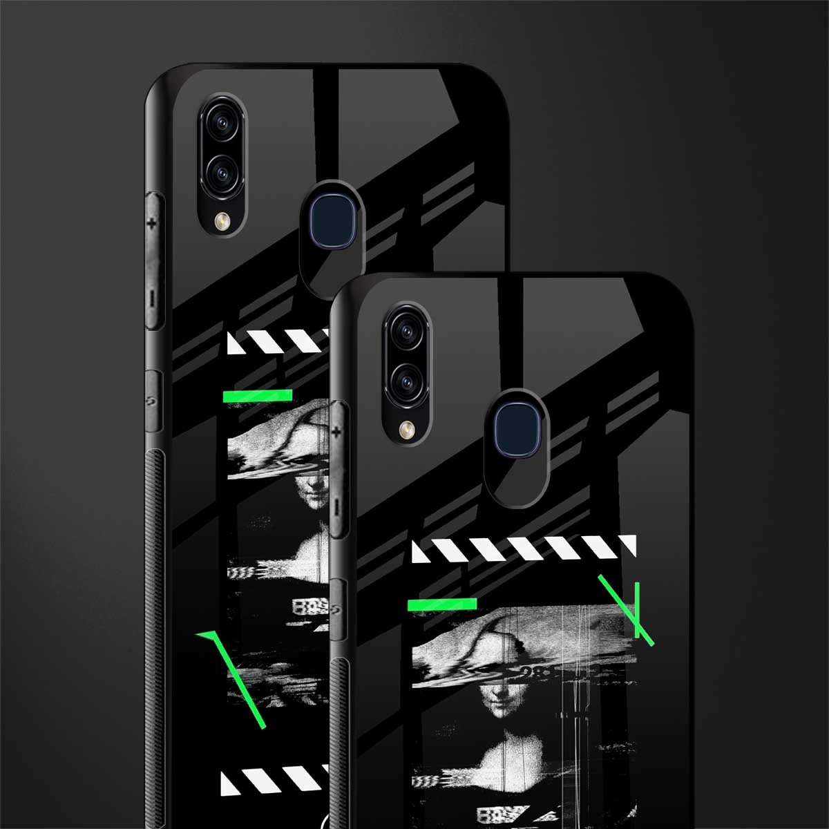 mona lisa art glass case for samsung galaxy m10s image-2