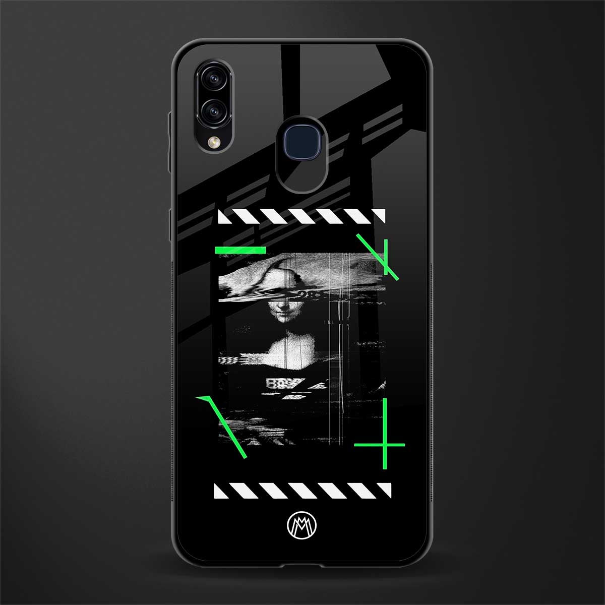 mona lisa art glass case for samsung galaxy a20 image
