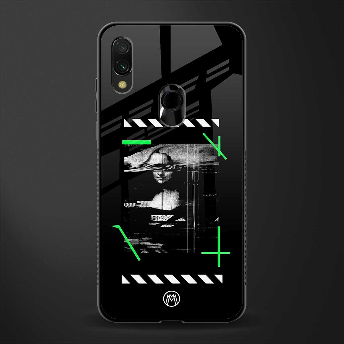 mona lisa art glass case for redmi note 7 image