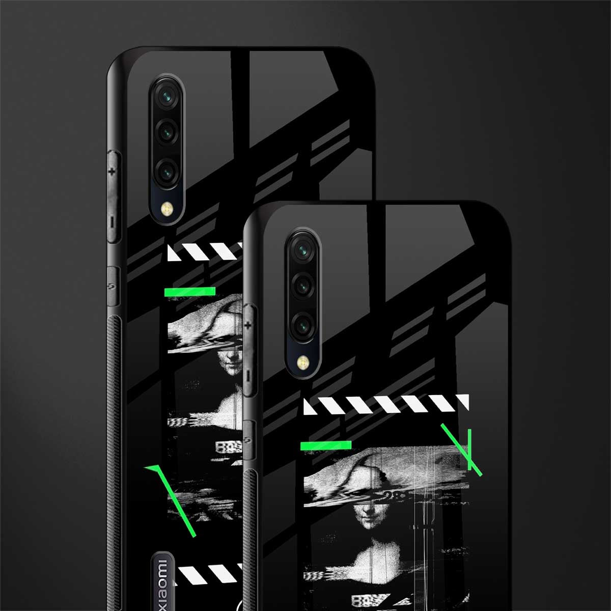 mona lisa art glass case for mi a3 redmi a3 image-2