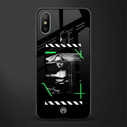 mona lisa art glass case for redmi 6 pro image