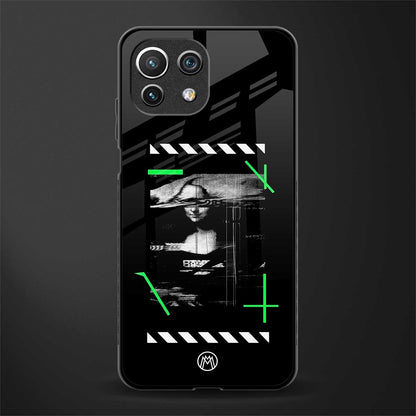 mona lisa art glass case for mi 11 lite image