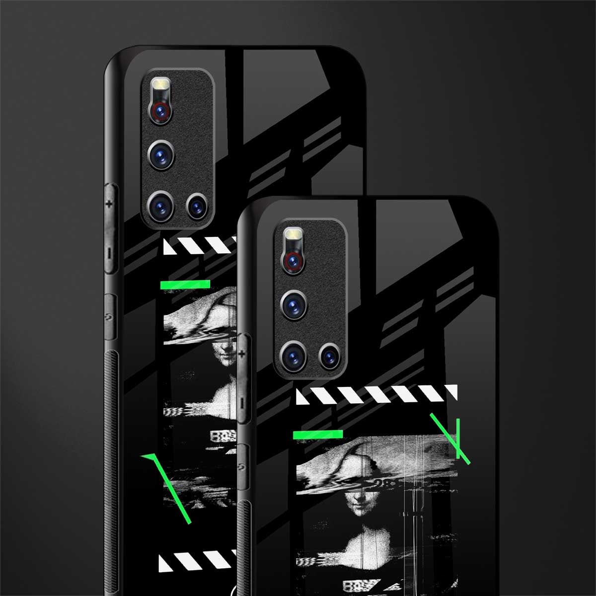 mona lisa art glass case for vivo v19 image-2