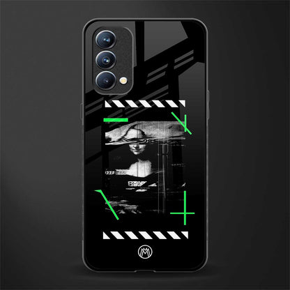 mona lisa art glass case for oppo f19 image