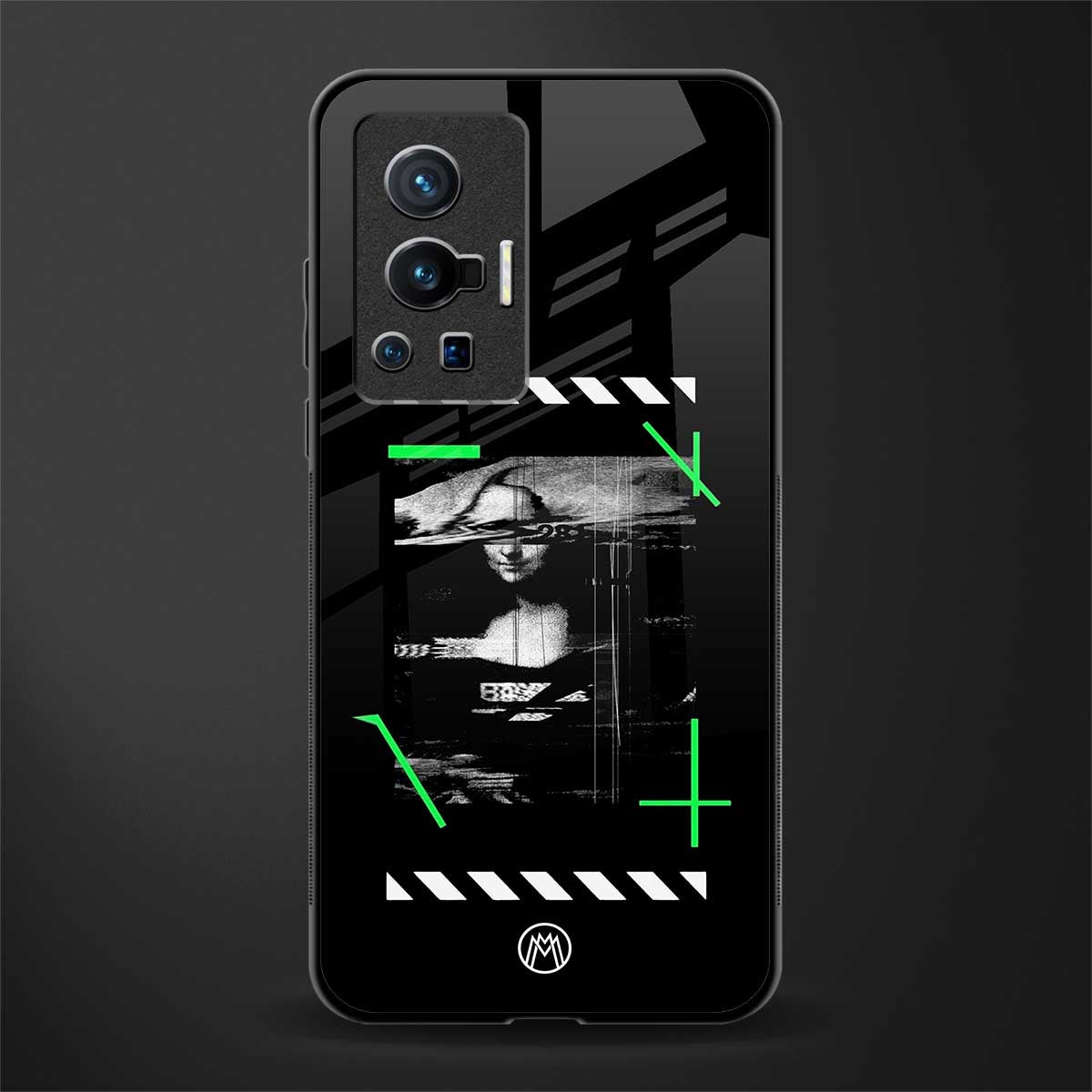 mona lisa art glass case for vivo x70 pro image