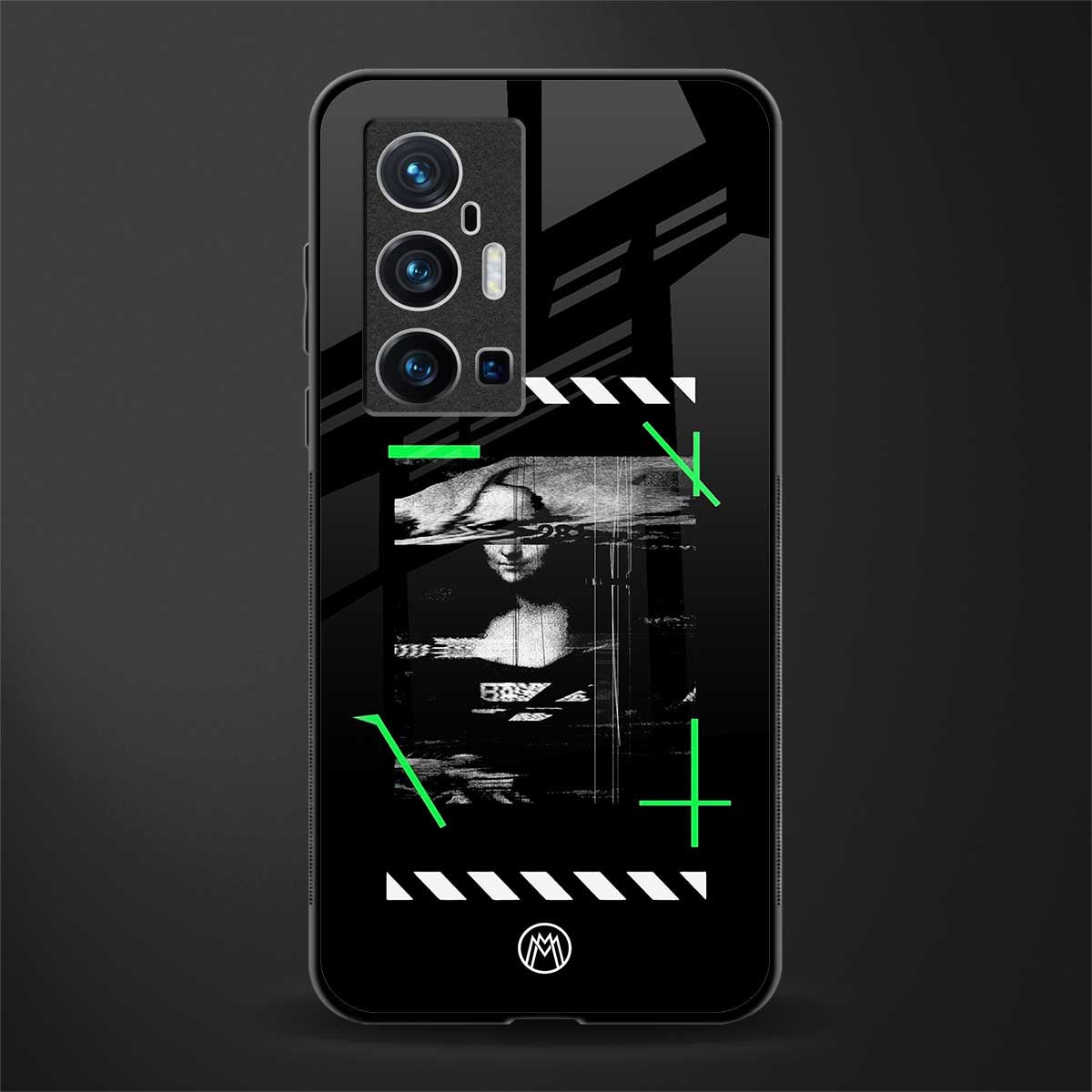 mona lisa art glass case for vivo x70 pro plus image