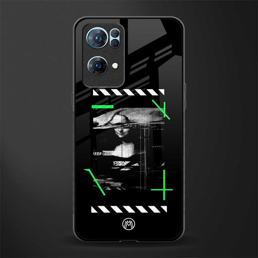 mona lisa art glass case for oppo reno7 pro 5g image