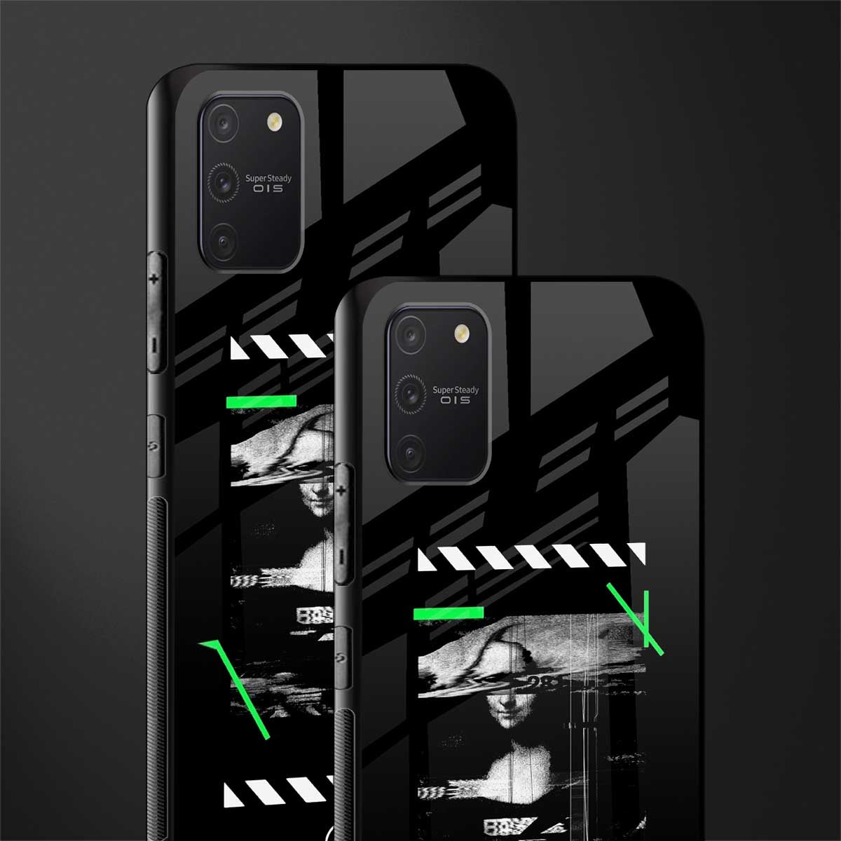 mona lisa art glass case for samsung galaxy a91 image-2