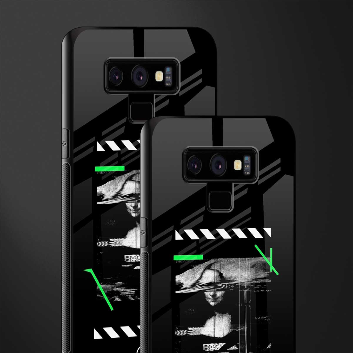 mona lisa art glass case for samsung galaxy note 9 image-2