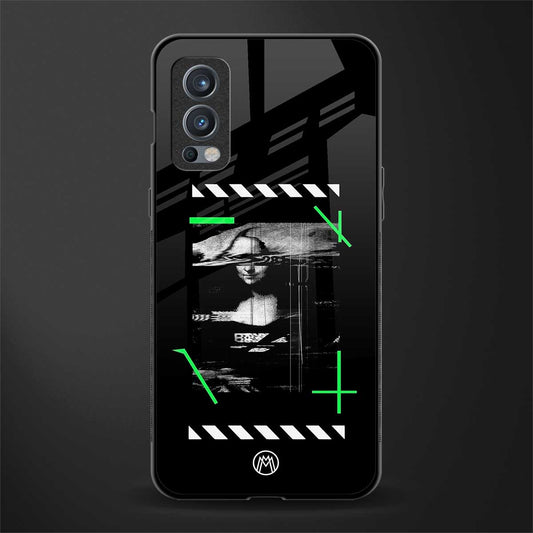 mona lisa art glass case for oneplus nord 2 5g image