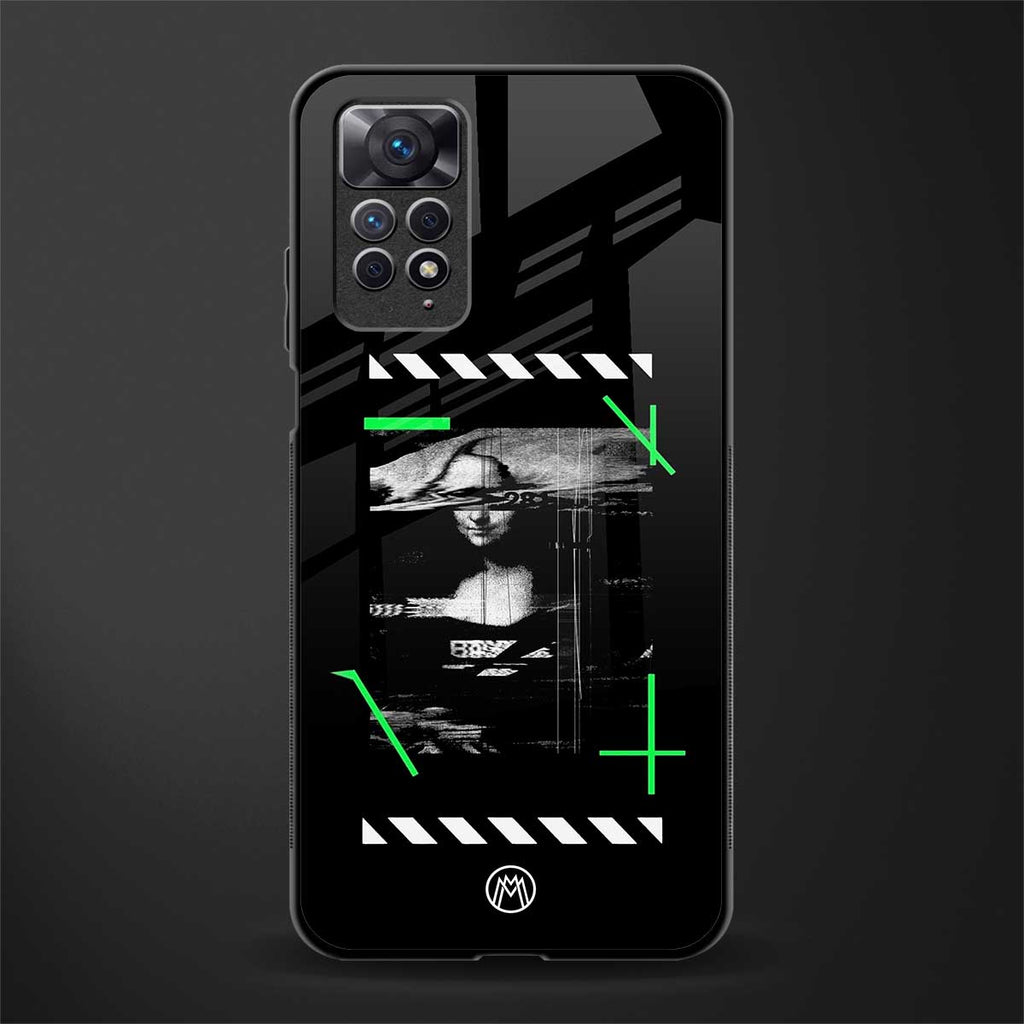 mona lisa art glass case for redmi note 11 image
