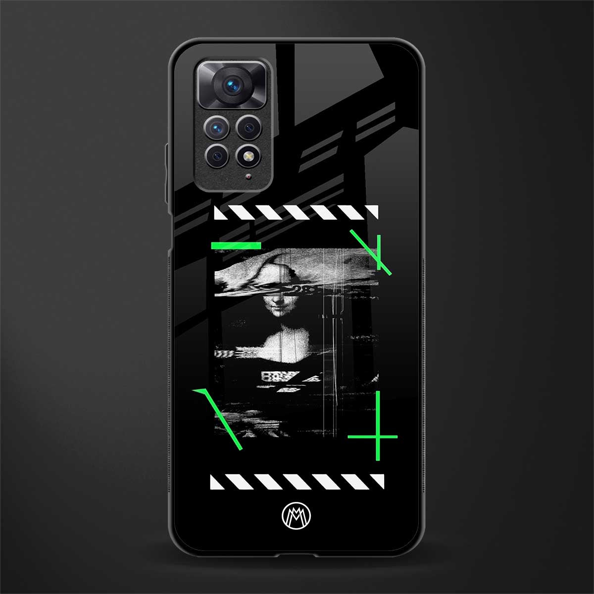 mona lisa art glass case for redmi note 11 image