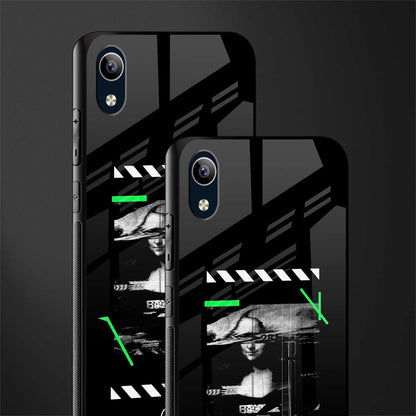 mona lisa art glass case for vivo y1s without fingerprint image-2