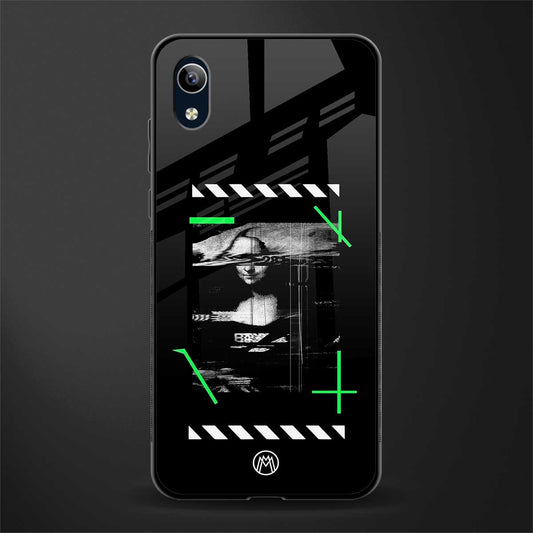 mona lisa art glass case for vivo y1s without fingerprint image