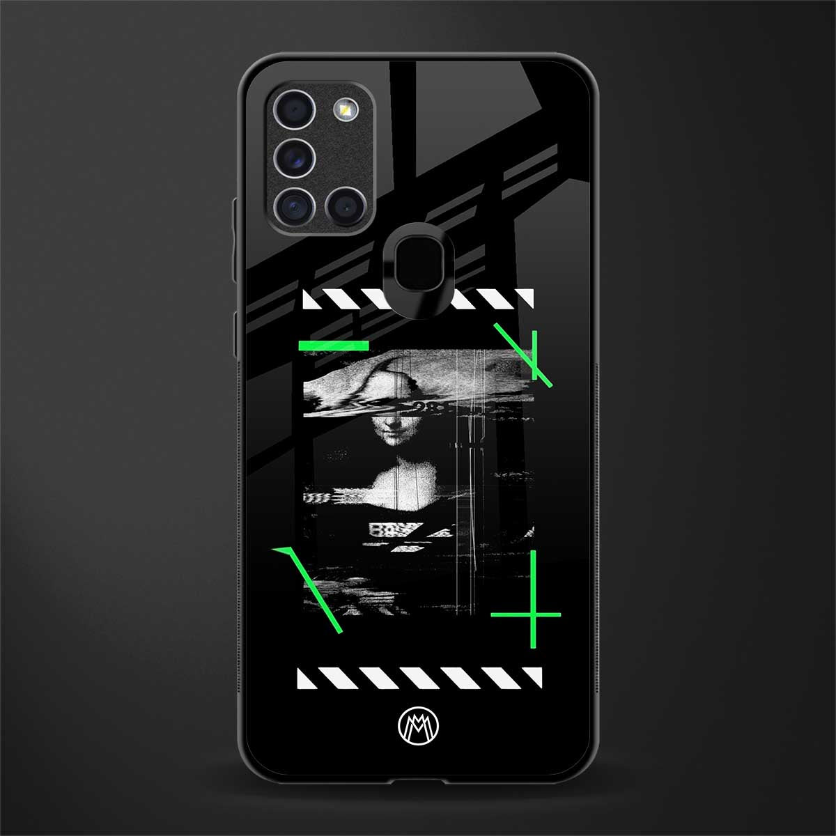 mona lisa art glass case for samsung galaxy a21s image