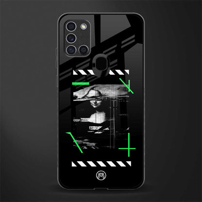 mona lisa art glass case for samsung galaxy a21s image