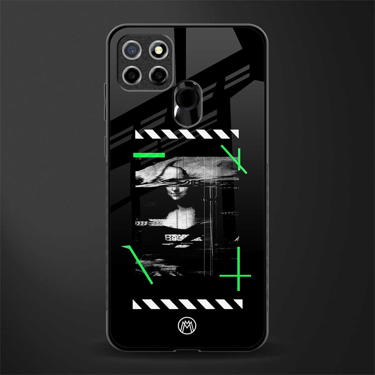 mona lisa art glass case for realme narzo 20 image