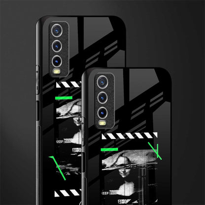 mona lisa art glass case for vivo y12s image-2