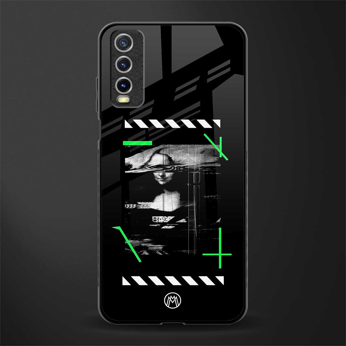 mona lisa art glass case for vivo y20i vivo y20t image