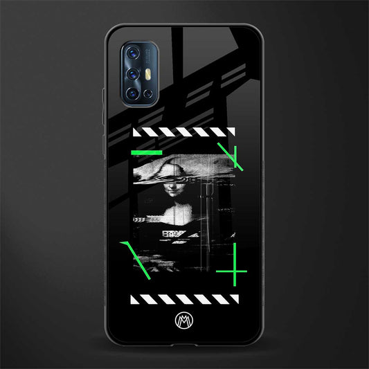 mona lisa art glass case for vivo v17 image