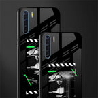 mona lisa art glass case for oppo f15 image-2