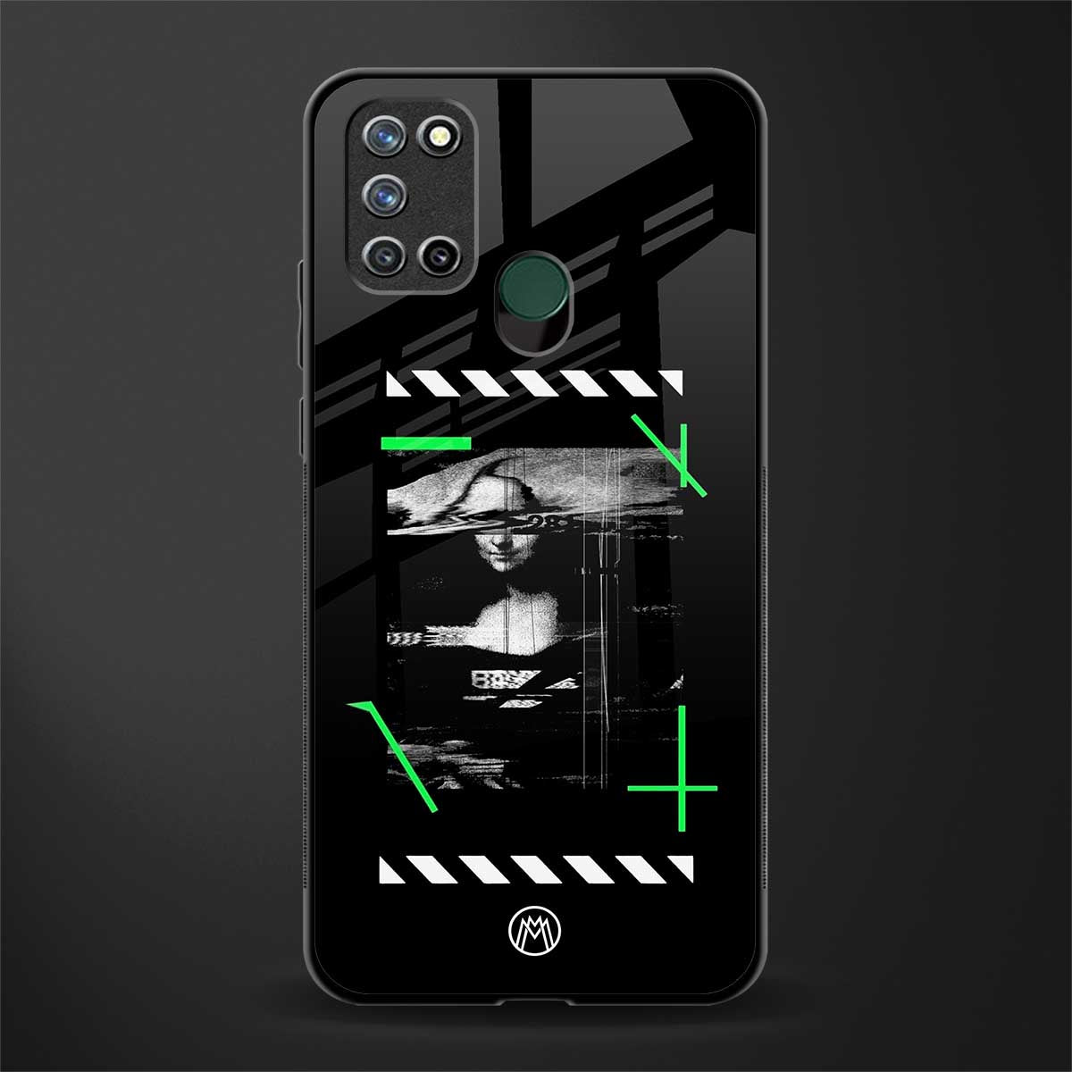 mona lisa art glass case for realme 7i image