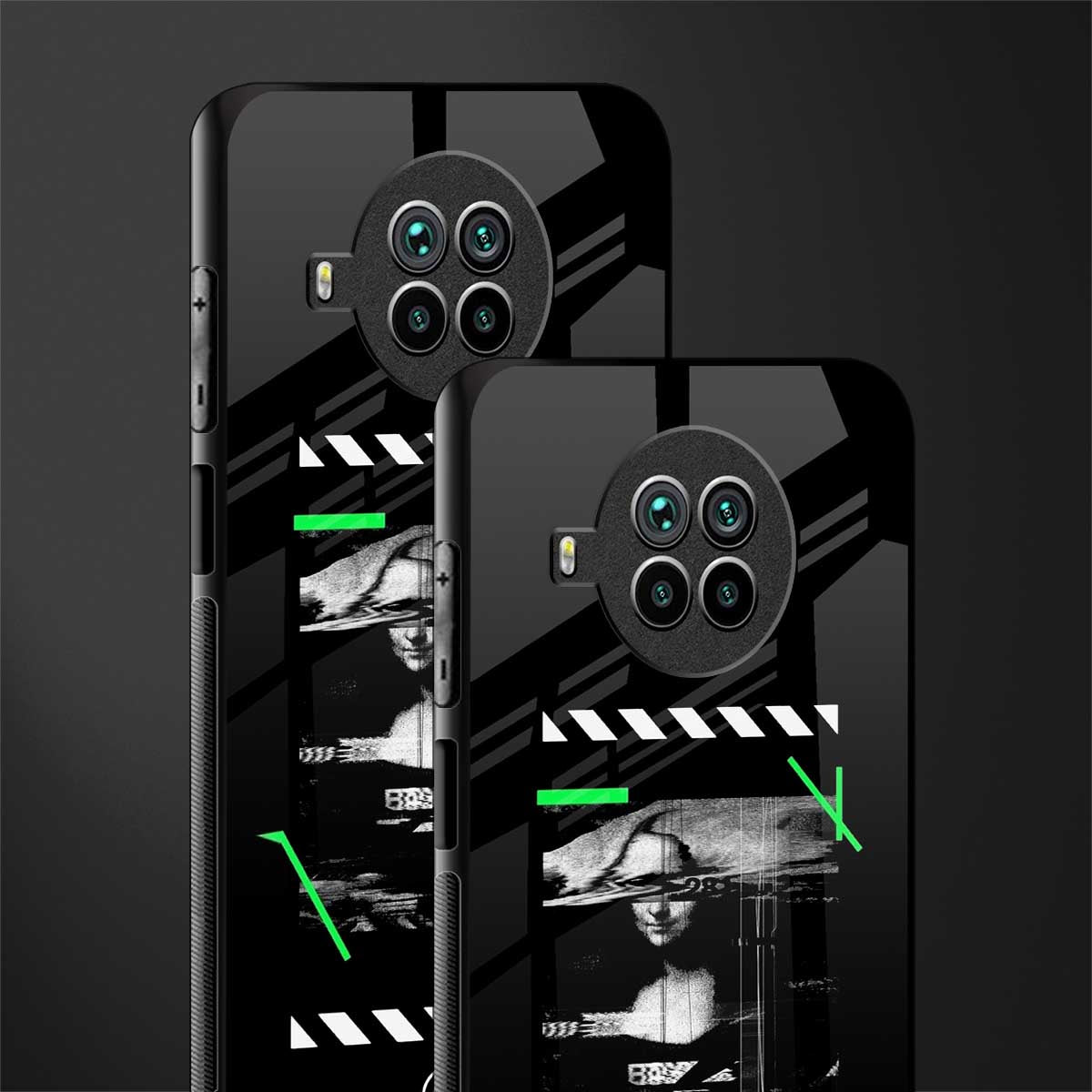 mona lisa art glass case for mi 10i image-2