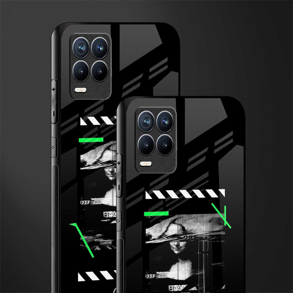 mona lisa art glass case for realme 8 pro image-2