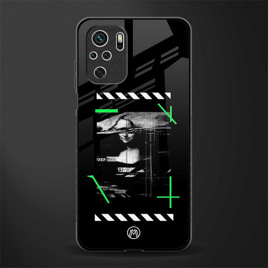 mona lisa art glass case for redmi note 10 image