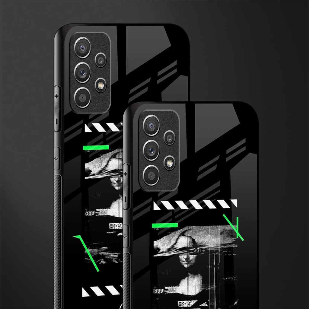 mona lisa art glass case for samsung galaxy a72 image-2