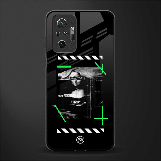 mona lisa art glass case for redmi note 10 pro image