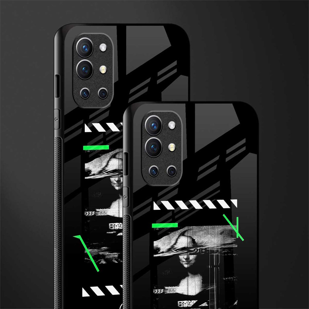 mona lisa art glass case for oneplus 9r image-2