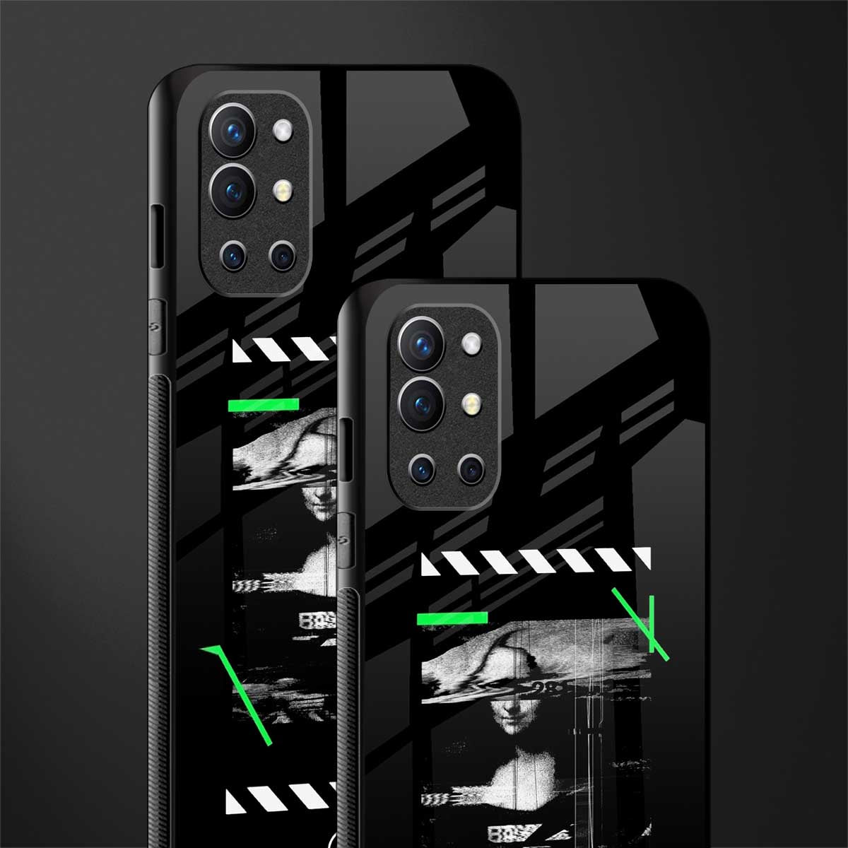 mona lisa art glass case for oneplus 9r image-2