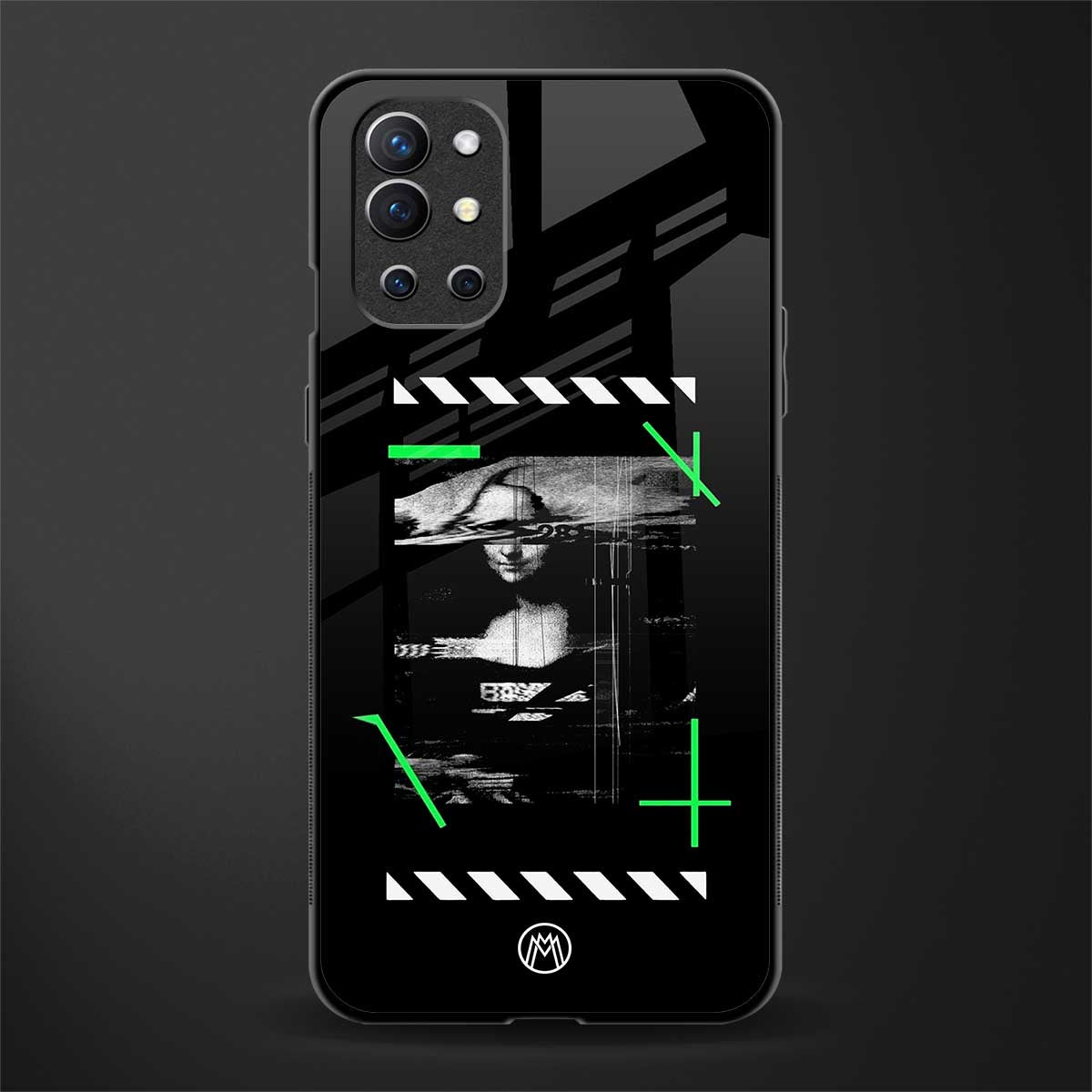 mona lisa art glass case for oneplus 9r image