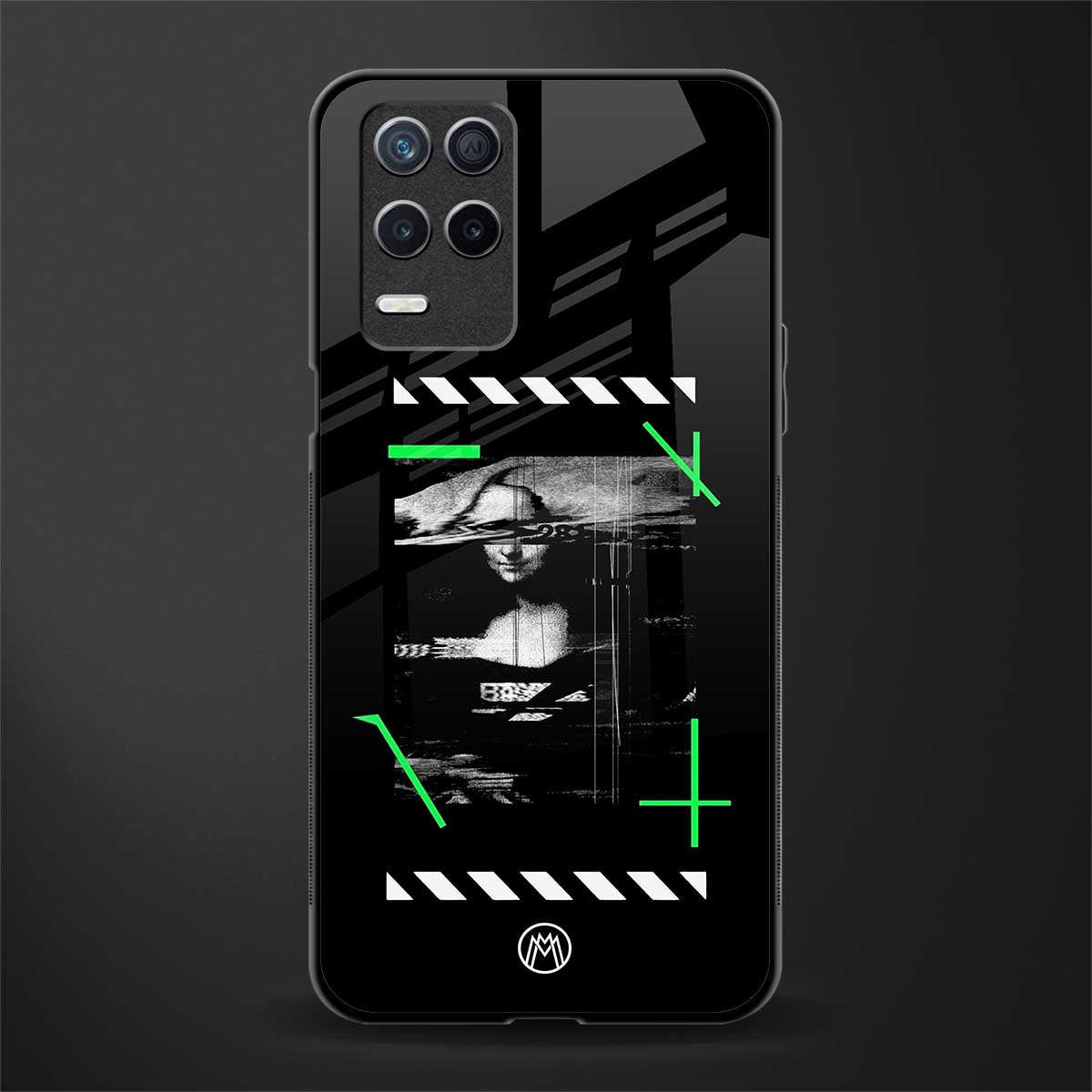mona lisa art glass case for realme 8 5g image