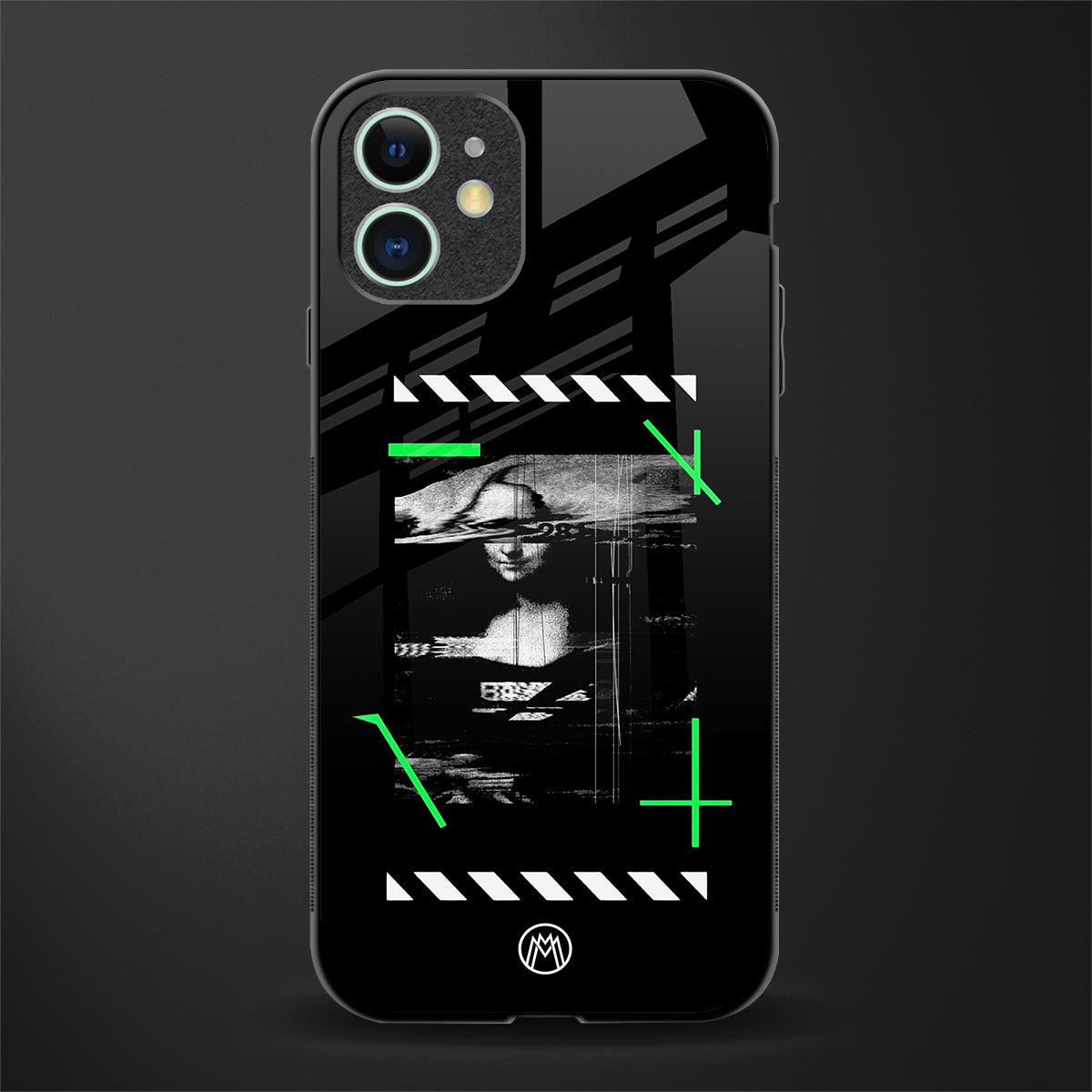 mona lisa art glass case for iphone 12 mini image