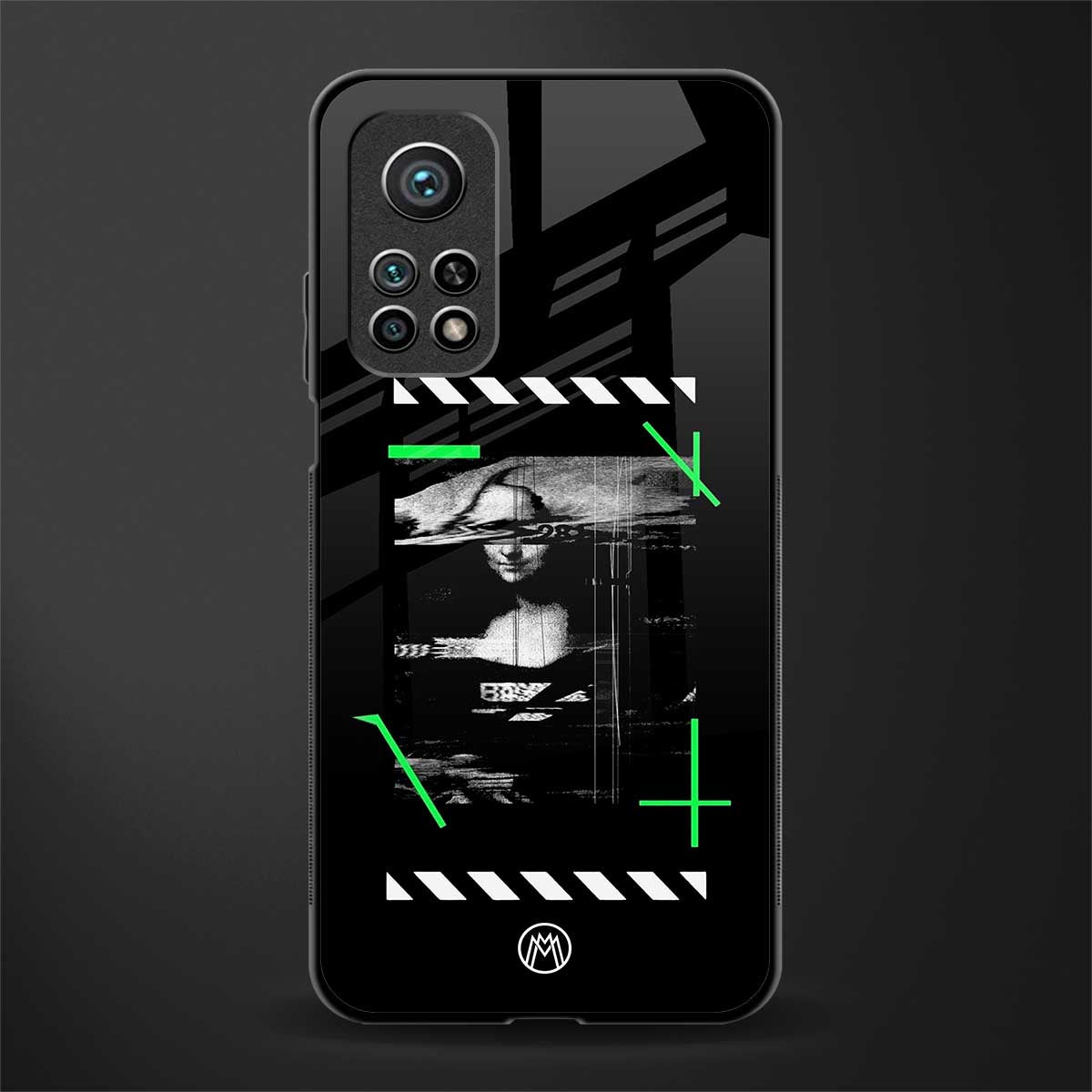 mona lisa art glass case for mi 10t 5g image