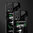 mona lisa art glass case for vivo y33s vivo y33t image-2