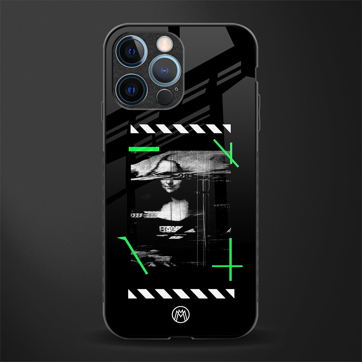 mona lisa art glass case for iphone 12 pro image