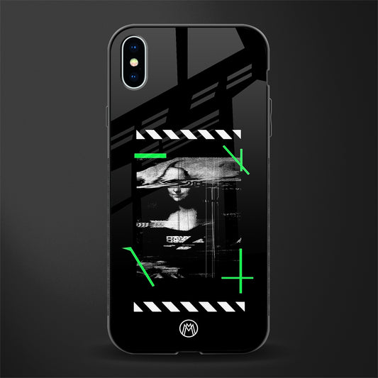 mona lisa art glass case for iphone xs max image