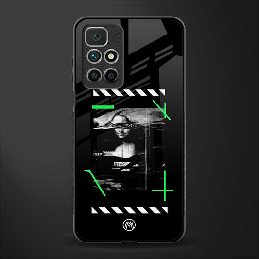 mona lisa art glass case for redmi 10 prime image
