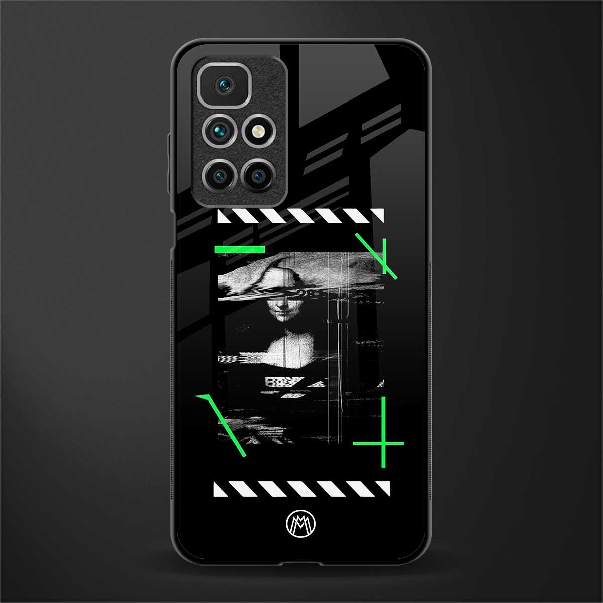 mona lisa art glass case for redmi 10 prime image