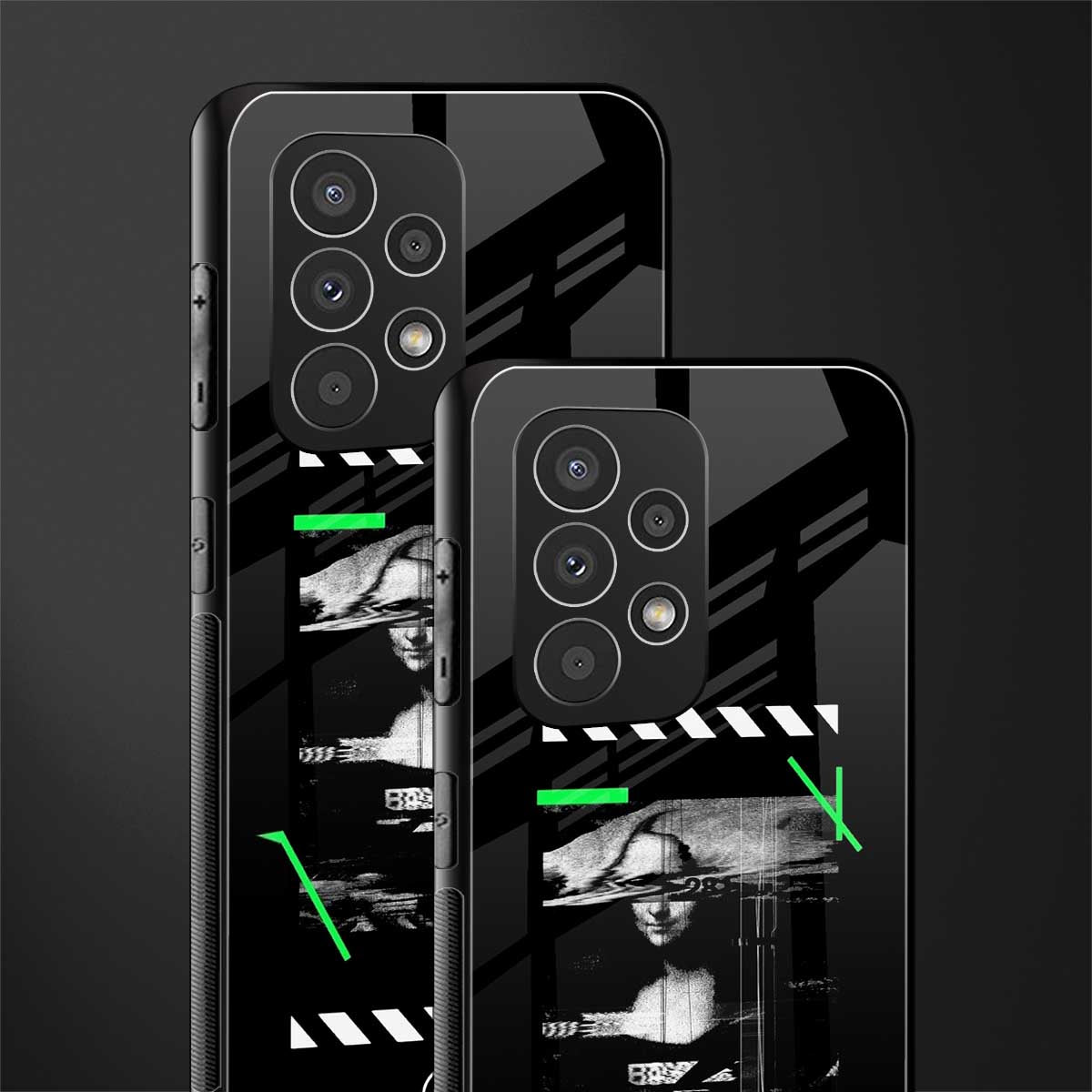 mona lisa art back phone cover | glass case for samsung galaxy a73 5g