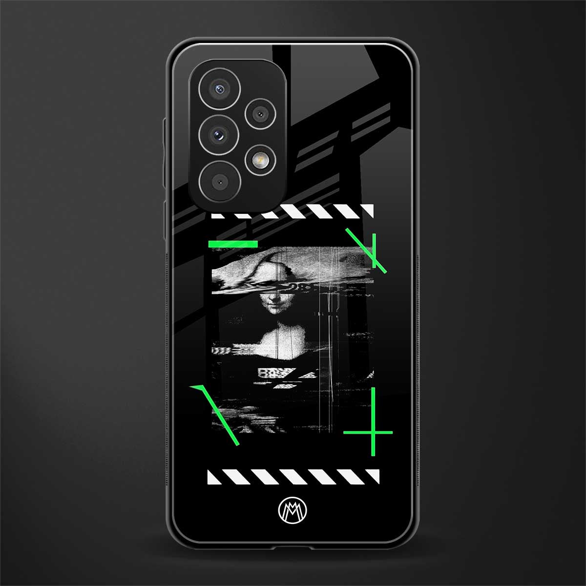 mona lisa art back phone cover | glass case for samsung galaxy a73 5g