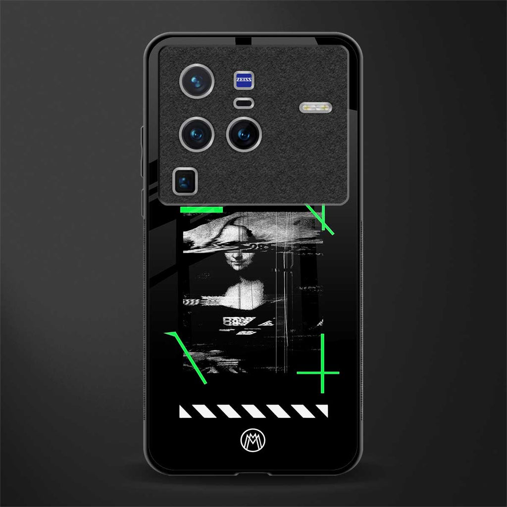 mona lisa art glass case for vivo x80 pro 5g image
