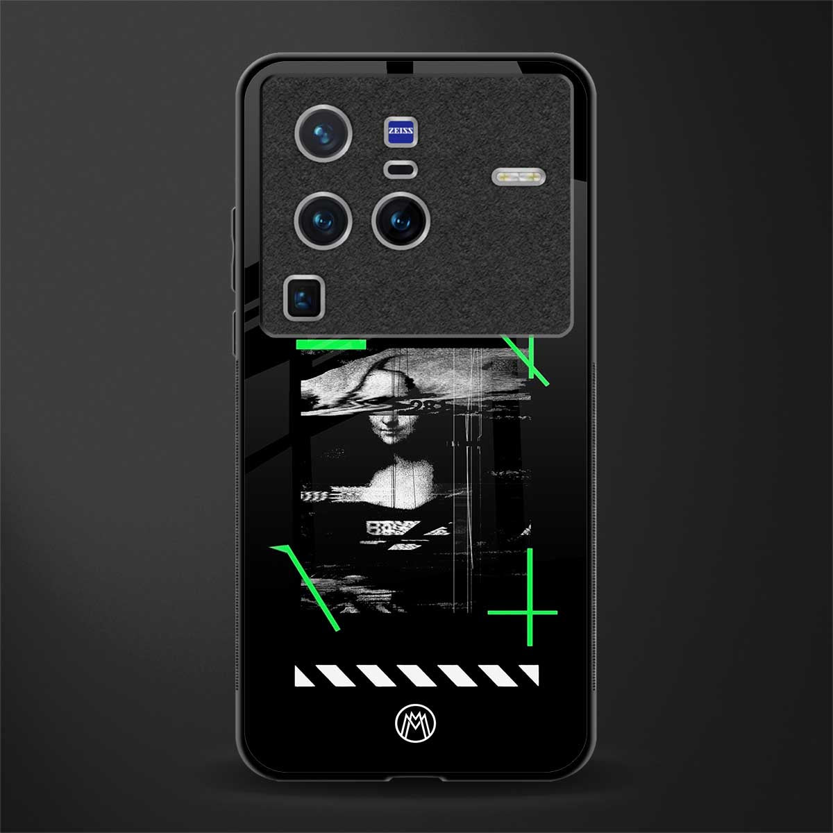 mona lisa art glass case for vivo x80 pro 5g image